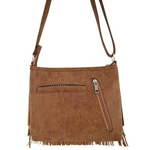 Western Cowgirl Style Fringe Cross Body Handbags Concealed Carry Purse Country Women Single Shoulder Bags3
