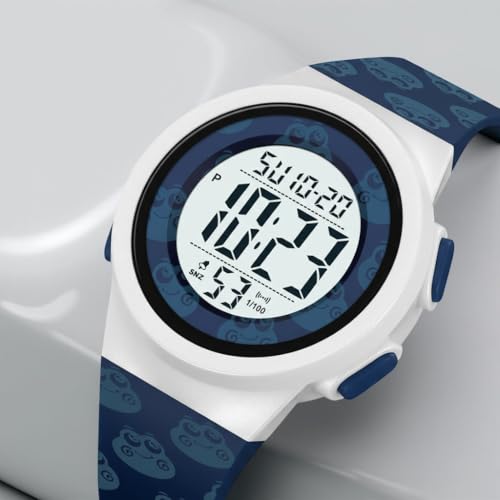 Image of SKMEI Digital Kids Watch for Boys & Girls - Waterproof Sports Wristwatch with LED Backlight, Alarm, Stopwatch & Dual Time Zone - Durable Kids Outdoor Watch - 2286
