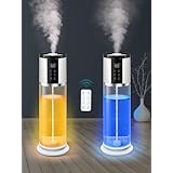 加湿器 大容量 12L 【2025新モデル 加熱＆超音波式 5重除菌浄化 8段階調節】 静音 上部給水 吹出口360°回転可能 湿度設定 自動湿度調節 空焚き防止 乾燥対策 UV-Cライト 空気浄化 お手入れ簡単 切タイマー スリープモード 節電 省エネ PSE認証済み リモコン操作 透明デザイン スタイリッシュ タワー式 床置き 学校 事務所 家庭用 オフェス 病院 美容院 適用