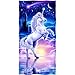 Dawhud Direct Cotton Beach Towel (Unicorn)