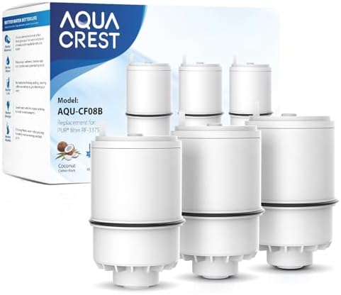 AQUA CREST CF08B Water Filter Replacement for PUR® Faucet Filter, 3 Pack
