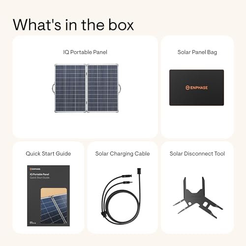 Image of Enphase IQ PowerPack 1500 Wh + 200W New Solar Panel Kit | UL 9540A Certified Solar Generator | Home Backup Power Outage | LFP Battery | IQ8 Microinverters | Enphase App | Charges in ~8 Hours