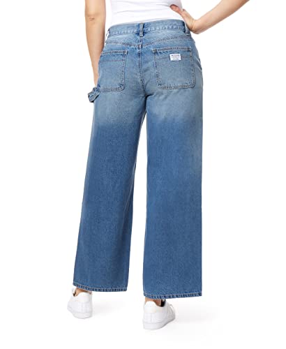 WallFlower Women's Carpenter Denim Low-Rise Insta Classic Juniors Jeans2