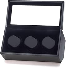 Raoul U. Braun Uhrenbeweger Opus | viele Modelle für 1-4 Uhren | Klavierlack Schwarz | leiser Motor