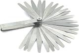 Feeler Gauge Metric Size Stainless Steel Precision Multi Blades Hand Tool Lathe (13 Blades)