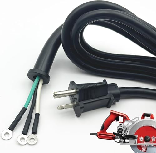 95104L Heavy-Duty Replacement Power Cord for SKILSAW Worm Drive Saws SPT77WM, SPT77WML, SPT78W...