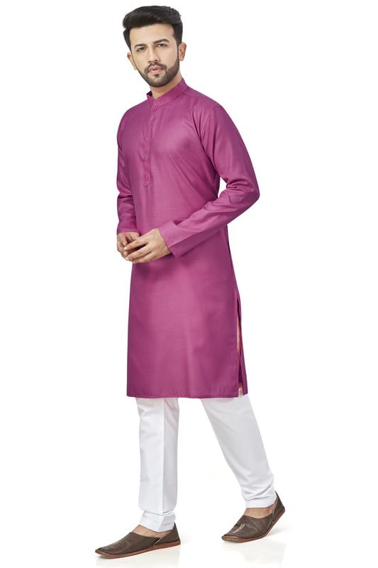 Be Active Men's Traditional Solid Full Sleeves Kurta || Cotton Kurta For Men || Men Kurta For Wedding || Kurta For Men (N-Rfsk0001 11 Kr Xxl)