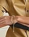 Elegant 18K Gold V Geometric Bracelet – Hypoallergenic Jewelry for Women | Stylish Gift for Fashion Lovers | Versatile Accessory for Any Occasion