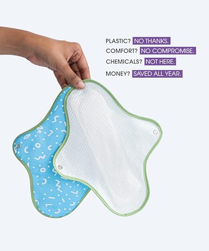 Rebelle Reusable Cloth Panty Liners Pack of 8 (Mini) | Safest Panty Liners | Easy to Wash | For Spotting & Leaks | Everyday Wear | Super Absorbent | Rash Free Cotton Fabric |... - Image 3