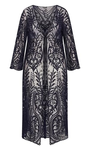Image of City Chic Women's Plus Size Pretty Thing Duster