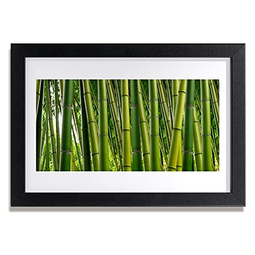 Affiche avec cadre pointes de bambou 30x20 en MDF aux finitions soignées