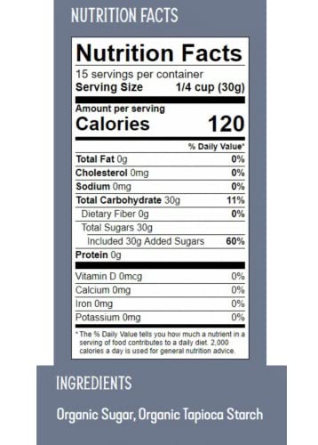 Image of Wholesome Sweeteners 16-Ounce Organic Powdered Confectioners Sugar, Fair Trade, Non GMO, Gluten Free & Vegan, 6 Pack