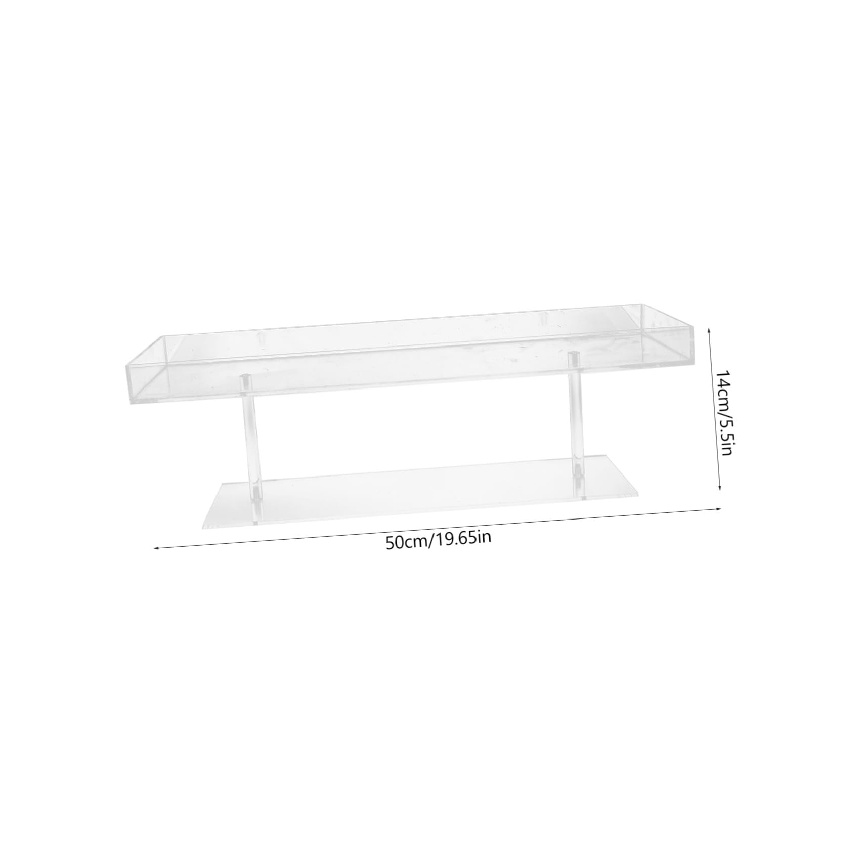 FUNOMOCYA Acrylic Display Riser Tier Stand Acrylic Display Rack Home Craft Showcase