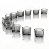 Un design intemporel pour une décoration intérieure raffinée : Le design côtelé classique de ces photophores en verre en fait un élément décoratif polyvalent. Ils s’harmonisent avec tous les styles et peuvent servir de décoration de table élégante ou d’élément de décoration discret.