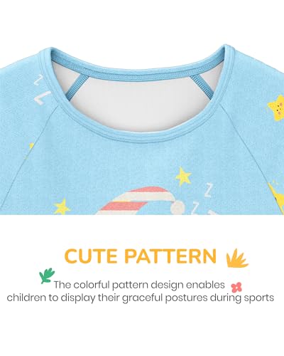 Image of LQSZ Matching Girls & Doll Pajamas Set for Toddler Girls Short Sleeves Cute Outfit Sleepwear