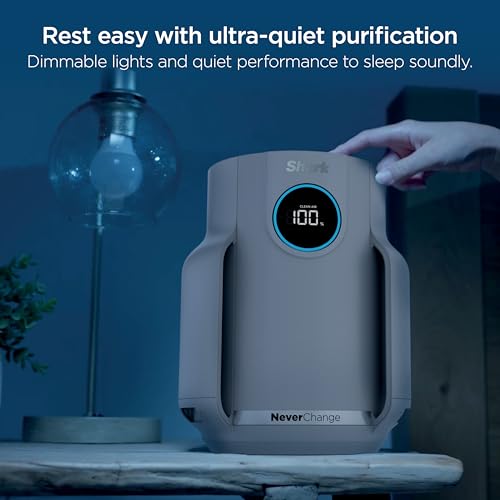 Shark NeverChange Compact Pro Air Purifier, HP071BRN, Winter Fog - image 9