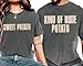 Sweet Potato Kind of Rude Potato Shirts His and Hers Matching Outfits - Couples Thanksgiving Shirt for Husband and Wife Couples Tee Black