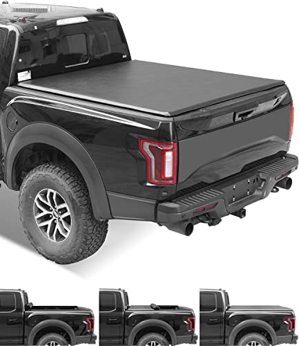 Lyon cover 5.5ft 66-67 inches Soft roll up Truck Pickup Bed for 2004-2014 F-150 & 2006-2014 Lincoln Mark LT Bed Tonneau Cover