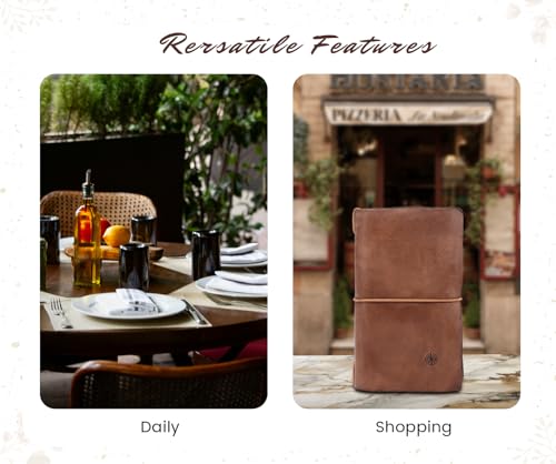 Image of OLD TREND Genuine Leather Nomad Organizer Travel Wallet | Women's Wallet Clutch Passport Holder