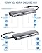 USB C Hub, TOTU Upgraded 13 in 1 Type C Hub to 4K HDMI & DP, VGA, 2 USB3.0/2 USB2.0/75W PD, Triple Display Docking Station for MacBook Pro and Windows USB C Systems, macOS only Support Mirror 1