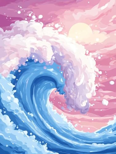 Flots Peinture Diamant 5D : Résolvez le Stress Grâce à ce Kit Broderie Cristal Grand Format