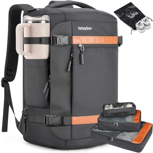 42L TSA-Friendly Travel Backpack with USB Charging