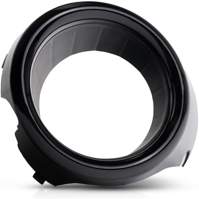 For Honda Civic Fog Light Cover 2013 2014 2015 Driver Side | Si Model | Sedan | Ring Bezel | Primed | 2.4L Engine | DOT/SAE Compliance | HO1038117 | 71117TR7A51