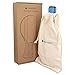 Navaris Wooden Beach Rackets Set - Includes 2 Wooden Paddles and 2 Balls - Varnished Outdoor Wood Paddle Bat Ball Game for Park or Garden - Blue