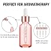 PrettyCare 4 Pack 1oz Dropper Bottles for Essential Oils with Labels, Funnel & Measured Pipettes, 30 ml Leak Proof Rose Glass Essential Oils Bottles- Empty Tincture Bottles for Personal Care & Beauty
