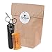 Produktbild Bartmanie Barttrimmer Set mit Edelstahl Bartschere & Holz Bartkamm inklusive Kunstleder-Etui, Bart-Schneide-Kit für Männer (2tlg.)