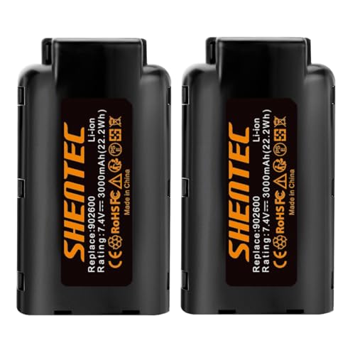 2x Shentec 7.4V 3.0Ah Lithium-ion Battery Compatible With Paslode 902654 902600 B20543A B20543 CF325LI 918000 IM250A