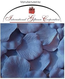 IGC 200 Silk Rose Petals Wedding Favors - Solid Colors - Periwinkle - Blue - - Wedding Reception and Party Supplies