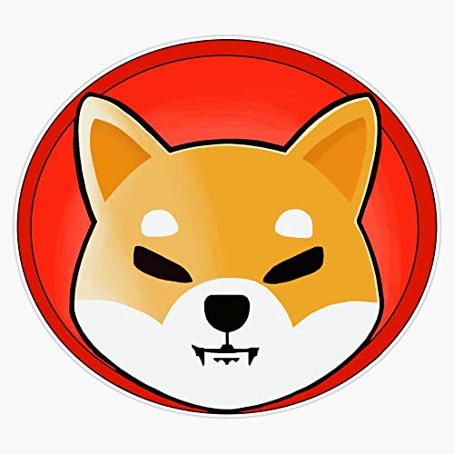$SHIB - Shiba Inu Token Sticker Vinyl Bumper Sticker Decal Waterproof 5"
