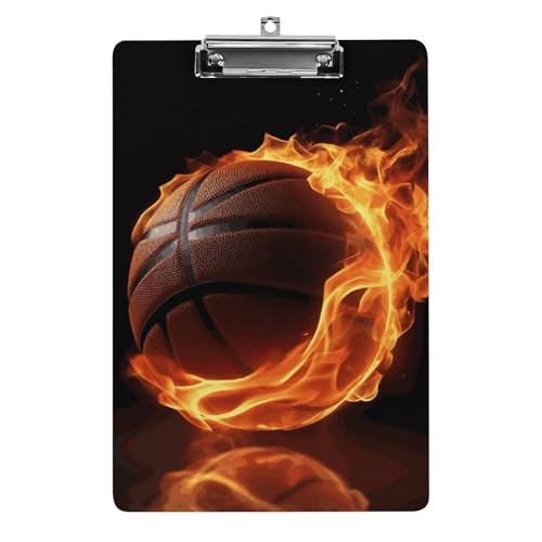 Porte-bloc basketball on fire, cadeau idéal pour jeunes sportifs