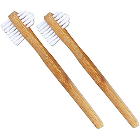 2 Cepillos de Dientes Ecológicos de Bambú con Cabezal de Doble Cerda Cover