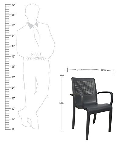 Image of Cello Ecstasy Elegant Set of 4 Chairs (Grey)