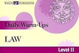 Daily Warm-Ups: Law Level 2 (Daily Warm Ups Level 2)