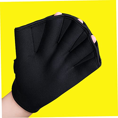 Toddmomy 1 Par De Luvas De Treinamento De Natação Para Natação Mergulho Luvas Sem Dedos Luvas Sem De