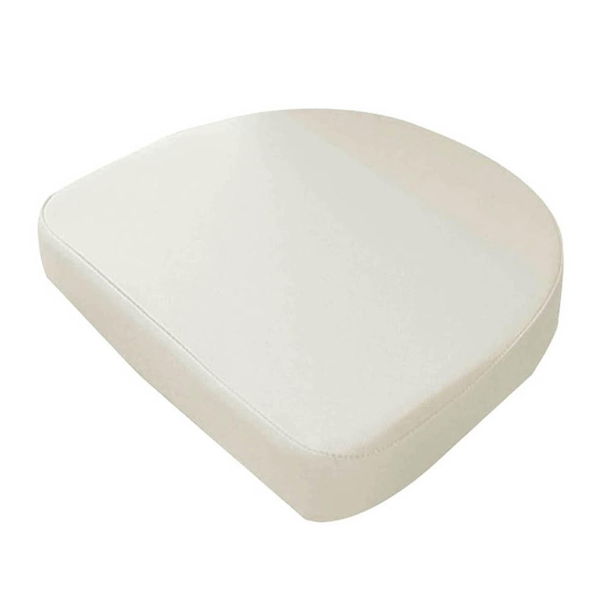 Waigg Kii Outdoor Garden Cushion U Shape Waterproof Seat Pad,Thick U-Shaped Chair Seat Cushions Pad for Home Garden Office Indoor Outdoor (40 * 40 * 3cm,White)