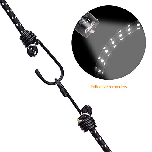 Wandefol 6 Pack Bungee Cords Elastici Corde Corda