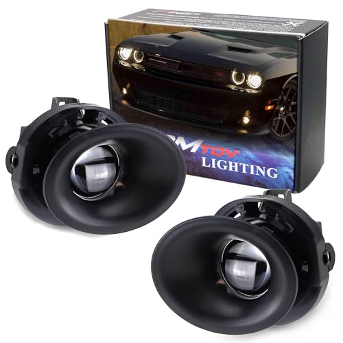 Kit de Lámparas Antiniebla iJDMTOY Halógenas para Dodge Challenger miniatura 1