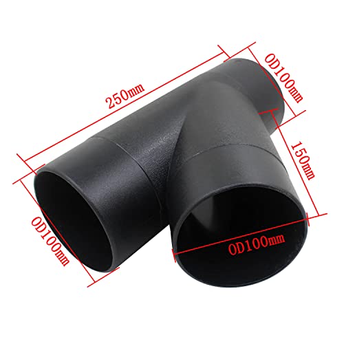 Abzweigung absaugschlauch y verteiler y stück absaugung werkstatt holz schlauch abzweigstück absauganlage adapter 100