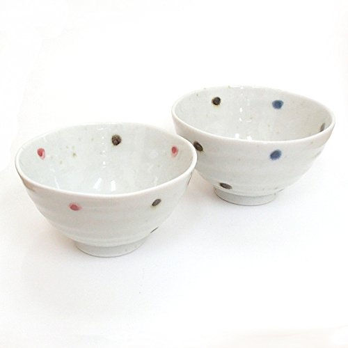 美濃焼 夫婦茶碗 グラデーション彩り