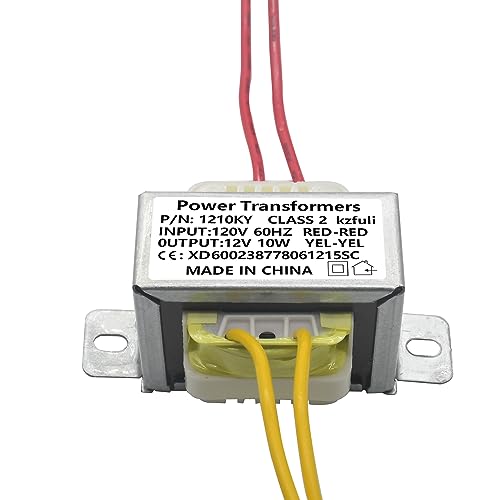 12v10w acac power transformer input 120v60hz single-phase transformer applicable to motorhome electric fireplace instrument small power k-001 led light strip lndustrial control etc