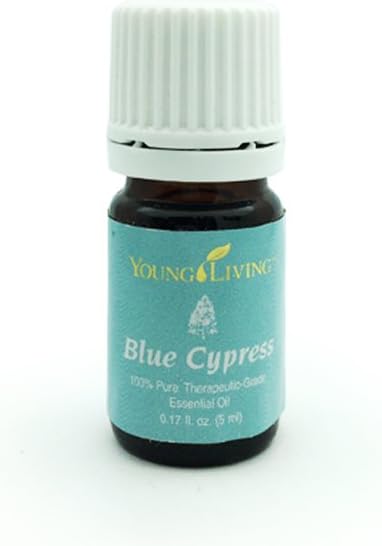 Young Living Blue Cypress Essential Oil 5ml | Ideal for Hair and Skin Moisturizing | Aromatic Diffuser | Suitable for Beauty Care | Vegan & Gluten-Free | Ideal for Massage