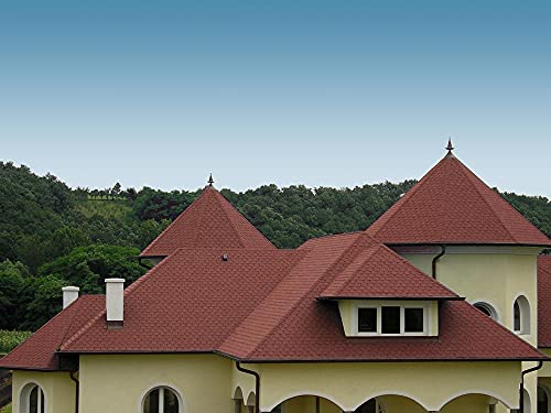 Gartenwelt Riegelsberger Premium Bitumenschindeln 3 m² Rot mit Glasvlieseinlage Dachschindeln Schindeln Biberschwanz 21… – Bild 8