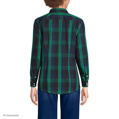 Image of Lands' End Women's Pinwale Cord Long Sleeve Shirt