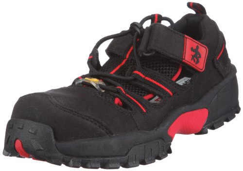 BAAK Sports light 7411 - Sandalias de tela unisex, color  negro rojo, talla 45