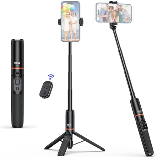 Palo selfie para Vlog y transmisiones en vivo con trípode estable HUIOP