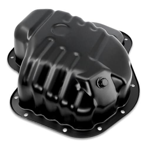 Engine Oil Pan with Drain Plug, Compatible with 2002-2006 Toyota Camry, 2002-2006 Solara, 2009-2013 Corolla, 2009-2013 Matrix, 2001-2007 Highlander, 2004-2005 RAV4, L4 2.4L, Gas 2AZ-FE by GZYQPDZ - Used condition - US$22.60